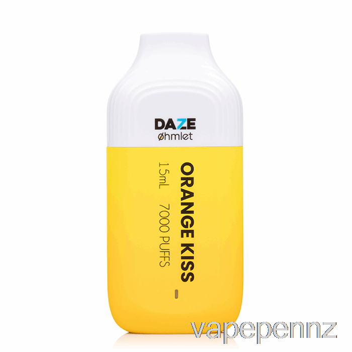 7 Daze OHMLET 7000 0% Zero Nicotine Disposable Orange Kiss VAPE NZ